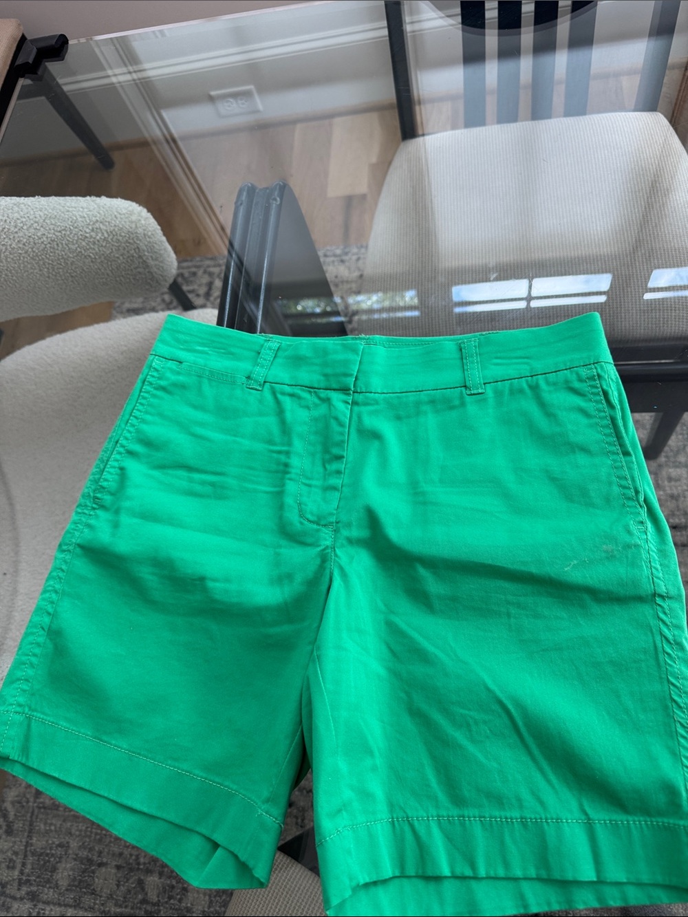 JCrew Women's Green Cotton Shorts